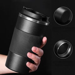 (510 ml Punainen) Ruostumaton teräs 304 kahvikuppi lämpömuki Liukumaton eristetty autotyhjiöpullo Travel Thermal Cup vesipullo Uusi - hinta ja tiedot | Juomapullot | hobbyhall.fi