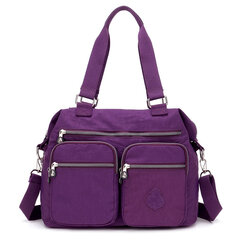 PurpleMax pituus<50cm-2024 Naisten rento käsilaukku Designer Vedenpitävä Olkalaukku Suurikapasiteettinen Matkalaukku Crossbody Naisille Nailonkangas Siniset Totes hinta ja tiedot | Tietokonelaukut | hobbyhall.fi