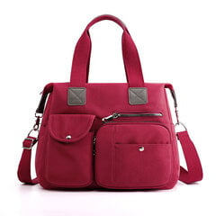 Wine Red-Summer Girl Naisten Laukku Käsilaukku Suuri Kannettava Vedenpitävä Nainen Oxford Olkapään Messenger Crossbody Laukut Kantapakkaus pussi a main hinta ja tiedot | Tietokonelaukut | hobbyhall.fi