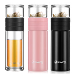 (50ml Vaaleanpunainen-termoskuppi)Uusi Lasinen Tea Thermos Vacuum Cup Ruostumattomasta teräksestä Termos Teemuki Kuppi Thermos Thermoscup Tea Infuser Thermal Cup - hinta ja tiedot | Juomapullot | hobbyhall.fi