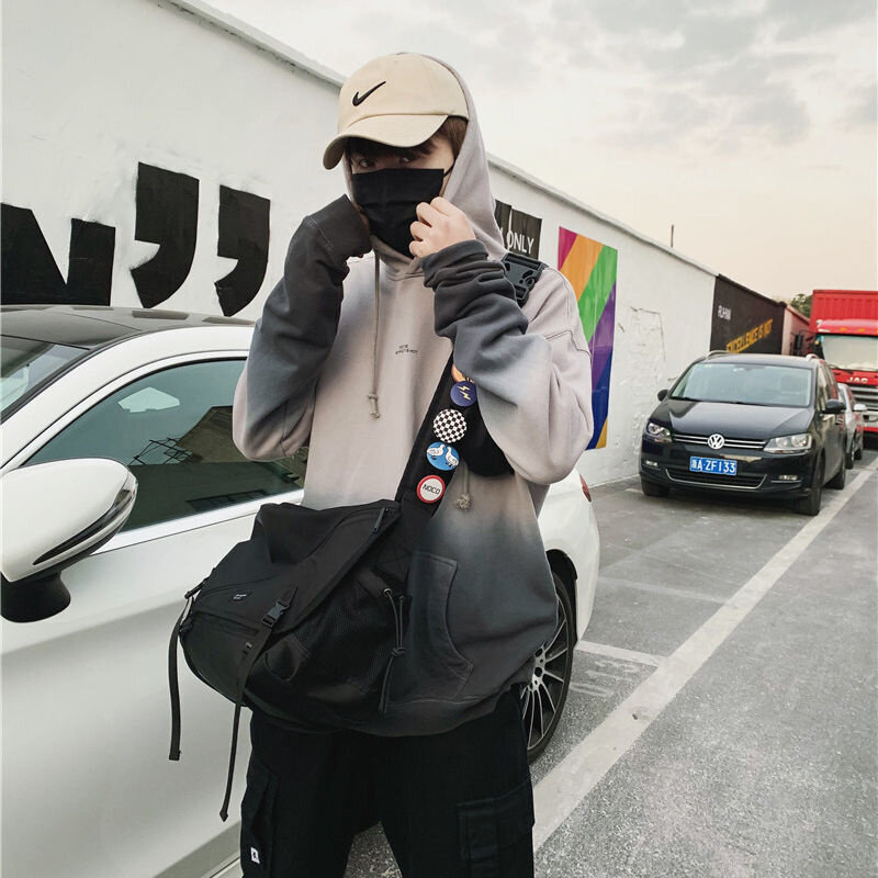 Black Badge-Harajuku Techwear Messenger Bag Gothic Crossbody Laukut Naisten Käsilaukku Kukkarot Ja Käsilaukut Bolsas Feminina Olkapää Nainen hinta ja tiedot | Tietokonelaukut | hobbyhall.fi