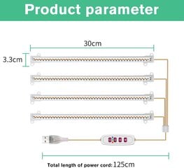 LED-kasvivalonauhat GAESHOW SH3 hinta ja tiedot | Gaeshow Keittiön pienkoneet | hobbyhall.fi