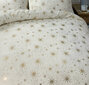 Vuodesetti Glamour Stars Teddy 200x220cm, kerma, Sleeptime, 3 osaa hinta ja tiedot | Pussilakanat ja tyynyliinat | hobbyhall.fi