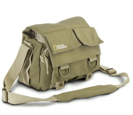 Khaki-NG Pography Bag NG2345 yleiskäyttöön Nikon Canon SLR ILDC digitaalikameran olkalaukku + vedenpitävä kansi hinta ja tiedot | Tietokonelaukut | hobbyhall.fi