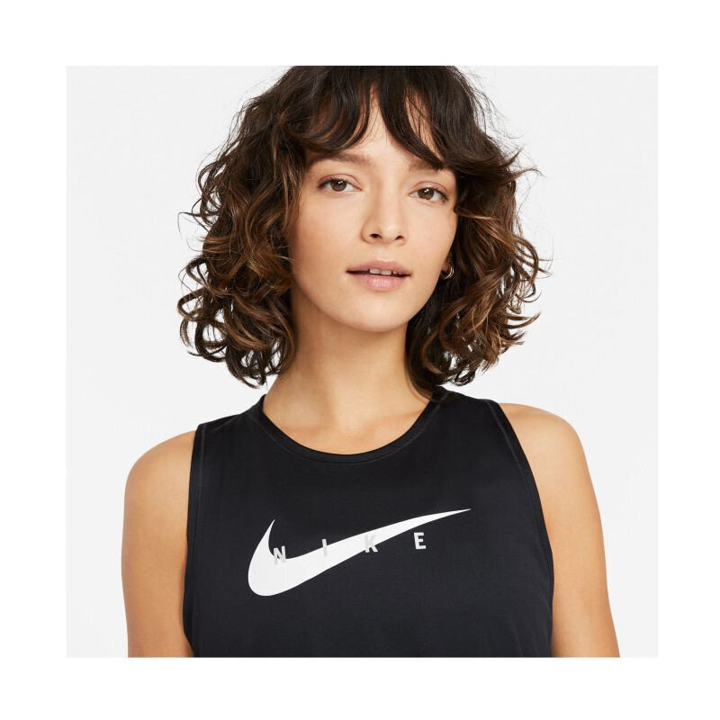 Nike naisten treenipaita SWOOSH RUN TANK, musta L hinta ja tiedot | Naisten T-paidat | hobbyhall.fi