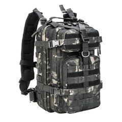 Musta Multicam-Men Army Armeijan Tactical Reppu 1000D Polyesteri 30L 3P Pehmeäback Outdoor Vedenpitävä Reppu Retkeily Metsästys Laukut hinta ja tiedot | Tietokonelaukut | hobbyhall.fi