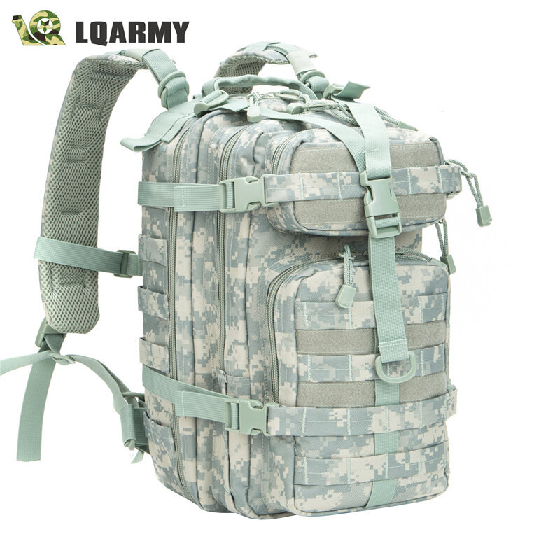 ACU-Men Army Military Tactical Reppu 1000D Polyesteri 30L 3P Pehmeäback Outdoor Vedenpitävä Reppu Retkeily Metsästys Laukut hinta ja tiedot | Tietokonelaukut | hobbyhall.fi