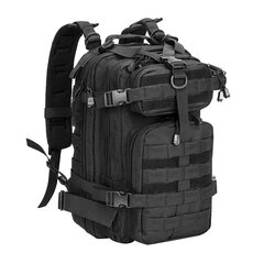 Black-Men Army Tactical Reppu 1000D Polyesteri 30L 3P Pehmeäback Outdoor Vedenpitävä Reppu Retkeily Metsästys Laukut hinta ja tiedot | Tietokonelaukut | hobbyhall.fi