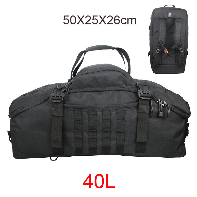 40L Black-Gym Laukut Fitness Camping Retkeilykassit Vaellusmatkat Vedenpitävä Metsästyslaukku Assault Military Outdoor Reppu Tactical Reppu hinta ja tiedot | Tietokonelaukut | hobbyhall.fi