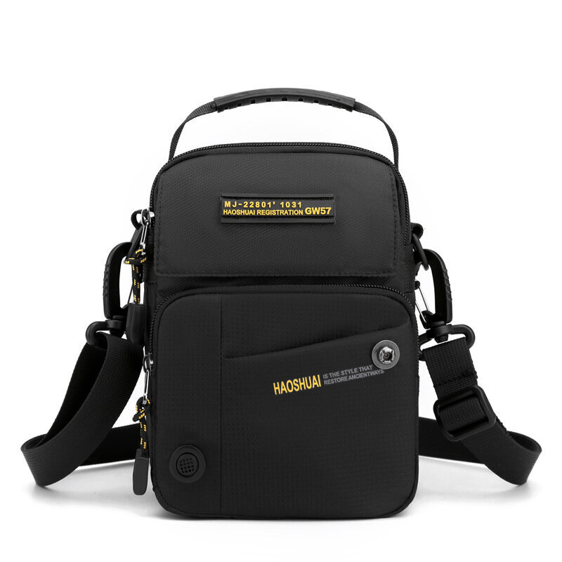 musta-2024 Uusi Miesten Messenger Bag Crossbody Olkalaukut Miesten Pieni Sling Pack For Work Business Vedenpitävä odotuslaukut Kukkaro hinta ja tiedot | Tietokonelaukut | hobbyhall.fi