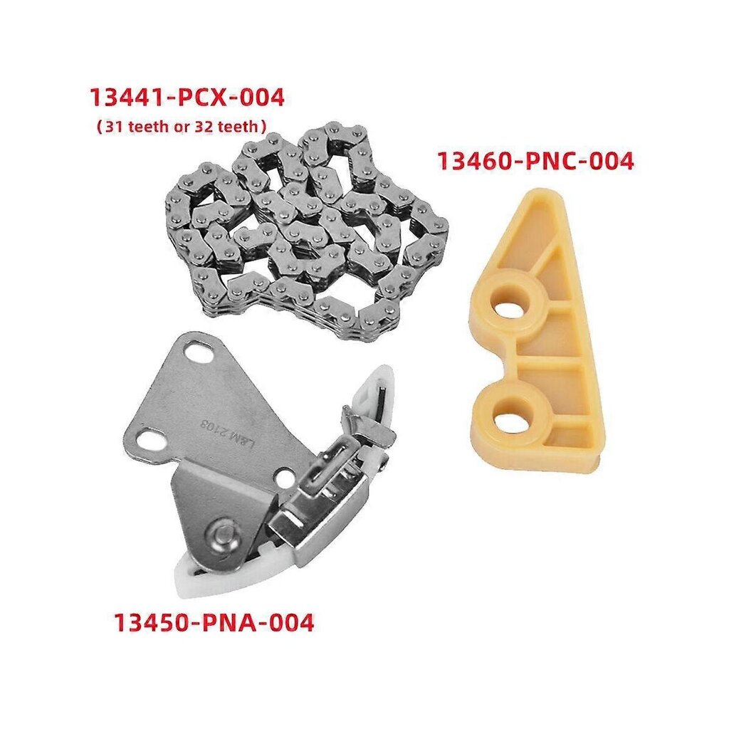 Vaihto 13441-Pcx-004 Öljypumppuketjusarjat, Jotka Ovat Yhteensopivat S2000 Type R Ep3 Itr Tacura Rsx K20 Moottorin Jakoketjun Stopp Autotarvikkeiden Kanssa hinta ja tiedot | Moottorin varaosat | hobbyhall.fi