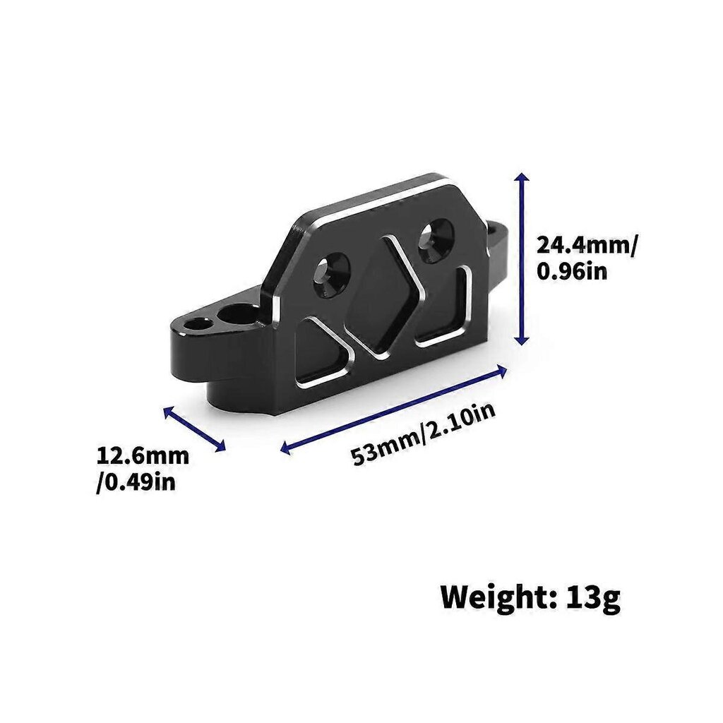 Vaihtometallinen Takalaipion Sidetangon Jousitusvarsi Koodi Saranatappikiinnitys Yhteensopiva 1/10 Slash Lcg:N Päivitysosien Kanssa hinta ja tiedot | Moottorin varaosat | hobbyhall.fi