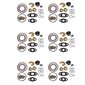 Vaihto 120X Turbo Charger Repair Rebuild Kit 468139-0000 Yhteensopiva T3 T4 Tb03 Ta31 T04b T04e Tbp4 Autotarvikkeiden Kanssa hinta ja tiedot | Moottorin varaosat | hobbyhall.fi