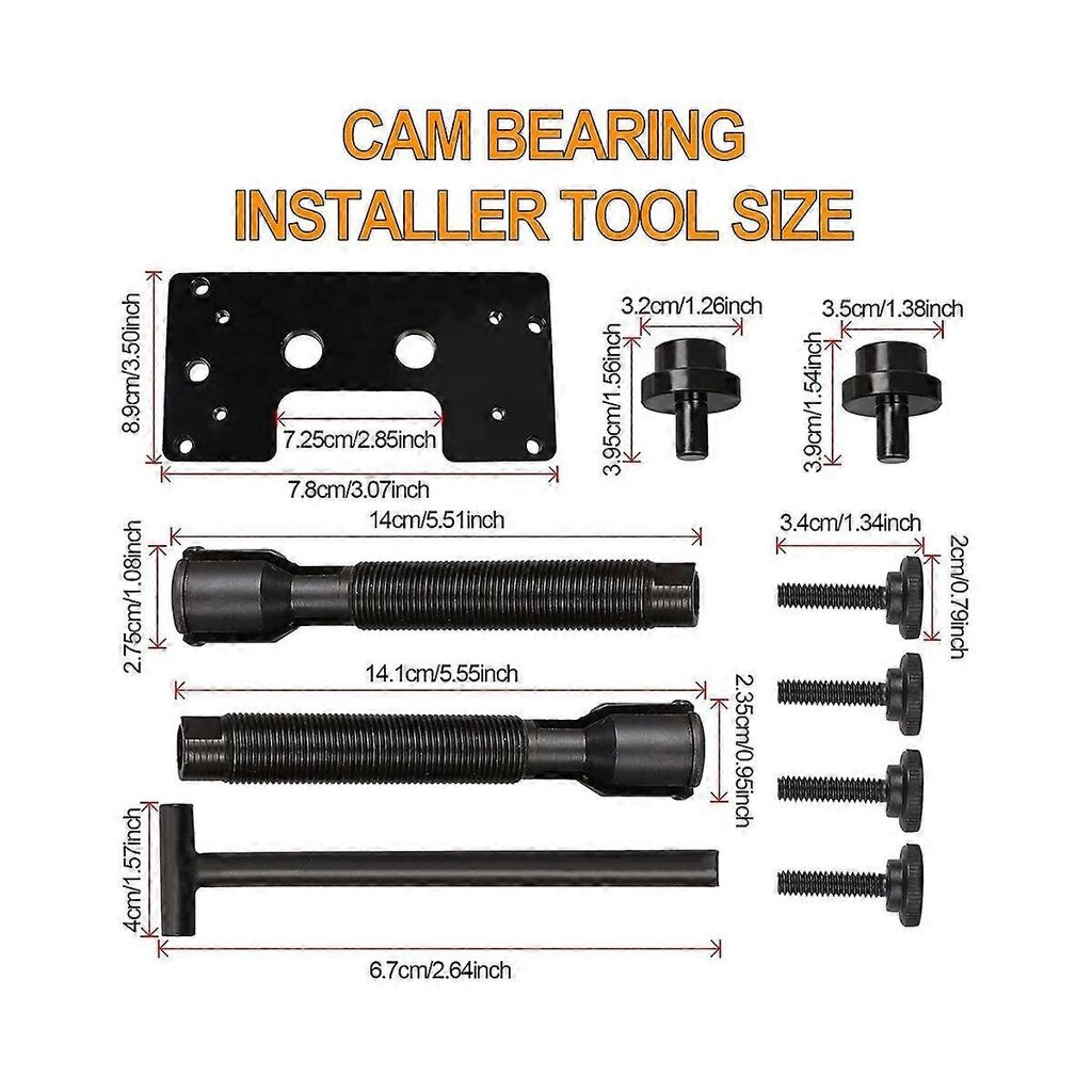 Vaihde Sisempi Nokan Laakerin Asennus Ja Vedin, Joka On Yhteensopiva Tc 88 96 103 110 Twin Cam & Bearing Removal Tools -Autotarvikkeiden Kanssa hinta ja tiedot | Moottorin varaosat | hobbyhall.fi