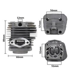 Vaihto-Sylinterin Tiivistesarja Kiinalainen 5800 58Cc Moottorisahan Moottori Rebuilt Kit Autotarvikkeet hinta ja tiedot | Moottorin varaosat | hobbyhall.fi