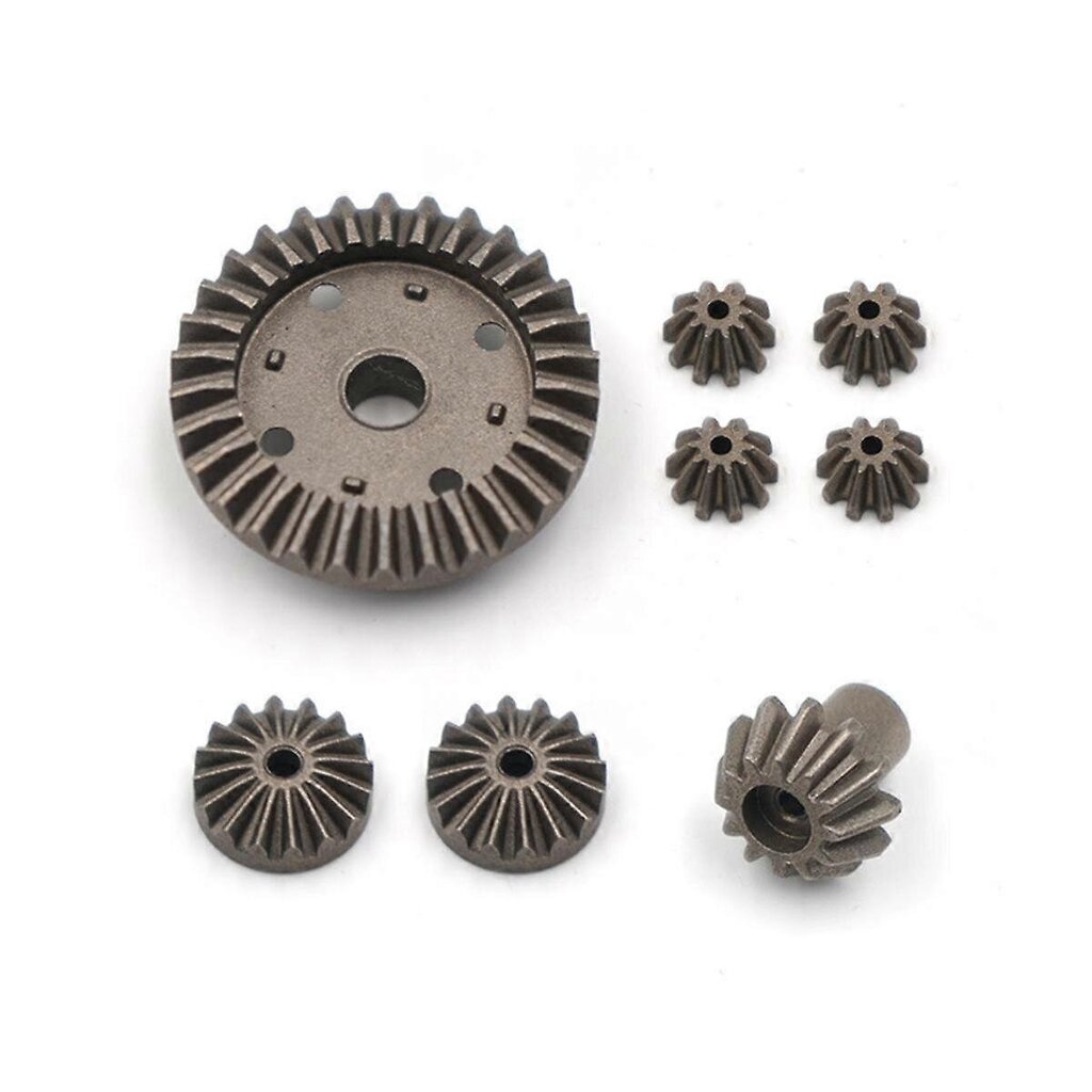 Korvaava 16 Kpl 1:12 Kauko-Auton Päivitystarvike 12423, Joka On Yhteensopiva Metal Differential Gear Driving Gear 0012 12428 F -Autotarvikkeiden Kanssa hinta ja tiedot | Moottorin varaosat | hobbyhall.fi