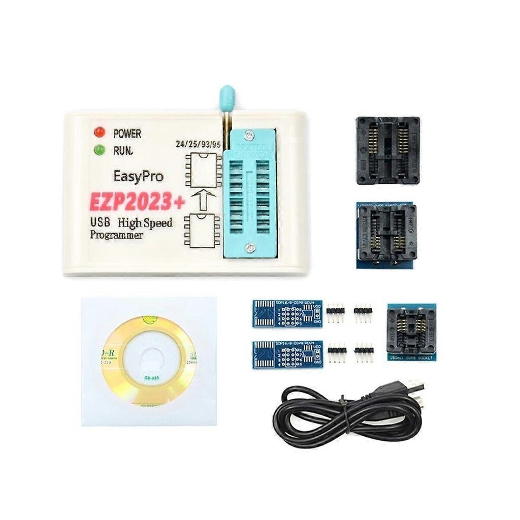 Korvaava Ezp2023 High Speed ​​Spi Flash -Ohjelmoija Ezp2023 Tuki 24/25/93/95 Eeprom Bios 25T80 Burning Offli Autotarvikkeet hinta ja tiedot | Moottorin varaosat | hobbyhall.fi