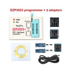 Korvaava Ezp2023 High Speed ​​Spi Flash -Ohjelmoija Ezp2023 Tuki 24/25/93/95 Eeprom Bios 25T80 Burning Offli Autotarvikkeet hinta ja tiedot | Moottorin varaosat | hobbyhall.fi