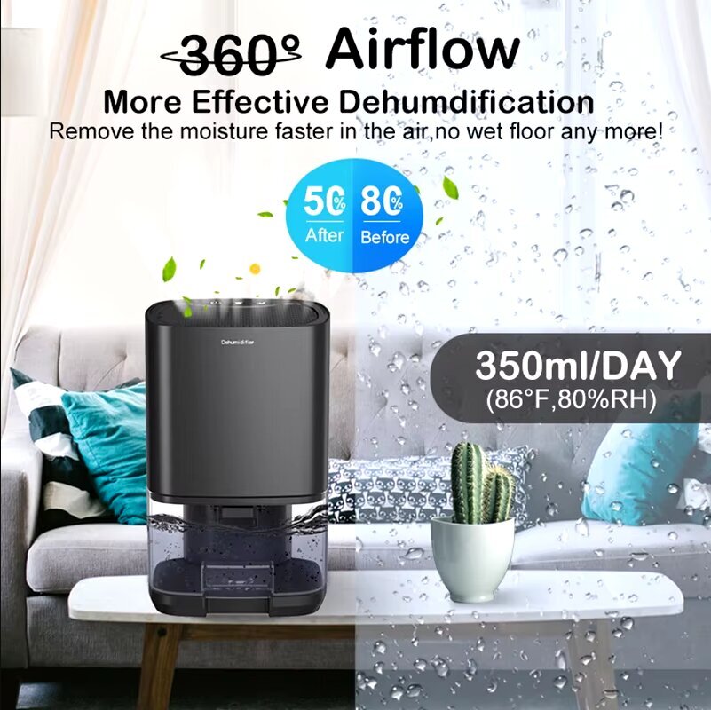 Ilmankuivain Kannettava Mute Moisture Absorbers Machine Air Dryer For Home Bedroom Office Kitchen Deodorizer Dryer EU plug hinta ja tiedot | Ilmankuivaimet | hobbyhall.fi