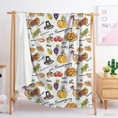 Harvest Turkey Pumpkin Happy Thanksgiving Tapestry Seinäkoriste 130x150 cm hinta ja tiedot | Koristeet ja tarrat | hobbyhall.fi