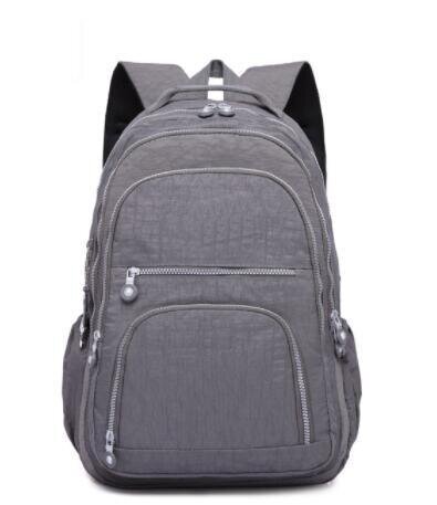 GRAY- Mochila Feminina koulureppu teinitytölle 2024 Matkareput Laukku Naisten Nylon Vedenpitävä Laptop Reppu hinta ja tiedot | Tietokonelaukut | hobbyhall.fi