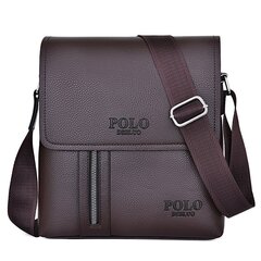 AuburnMax pituus<30cm-Business Miesten Musta Olkalaukku Crossbody PU-nahkainen käsilaukku Kapasiteetti Retro Messenger Bag hinta ja tiedot | Tietokonelaukut | hobbyhall.fi