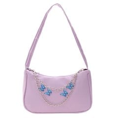 PL-1-Crossbody laukku naisille Nahkainen Olkalaukku Käsilaukku Pieni Cross Body Puhelin Kukkaro Iltakytkin Laukku Musta Valkoinen Purppura hinta ja tiedot | Tietokonelaukut | hobbyhall.fi