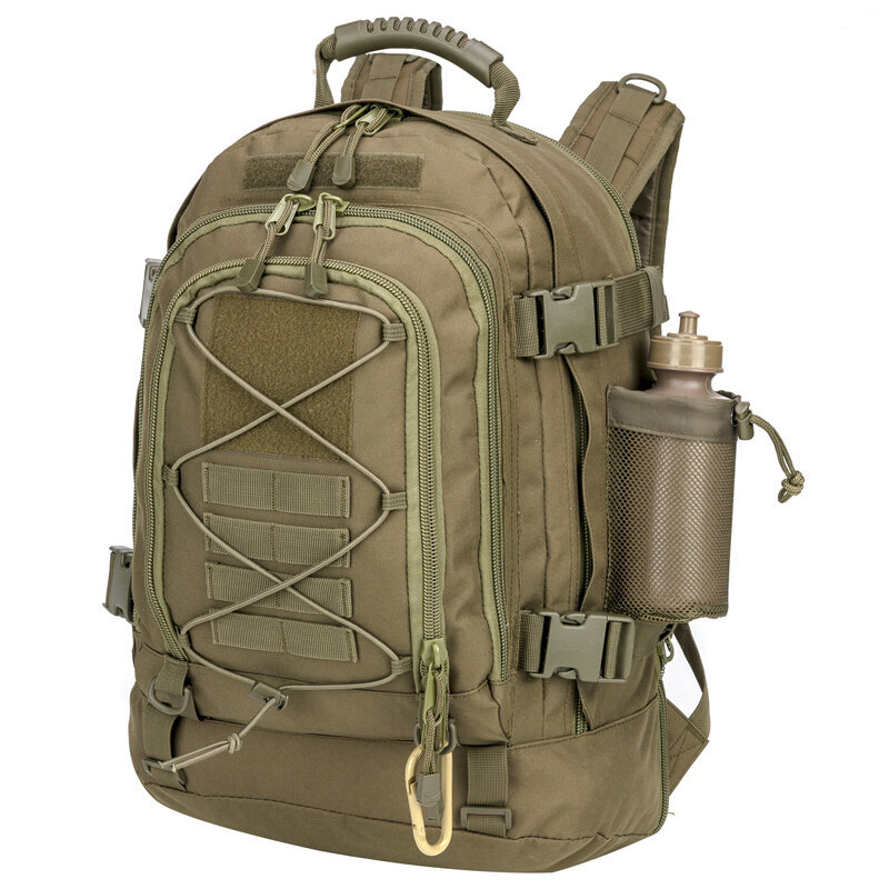 Army Green-60L Military Tactical Reppu Army Molle Assault Reput 3P Outdoor Travel Vaellusreput Leirintämetsästys Kiipeilykassit hinta ja tiedot | Tietokonelaukut | hobbyhall.fi