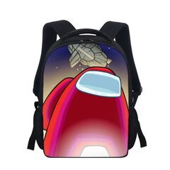 CDWX4953F- Sarjakuva lastentarhareppu AMONG-US-ANIME Print Pattern Opiskelijoiden koululaukku Game Boys Mochila minikirjalaukku hinta ja tiedot | Tietokonelaukut | hobbyhall.fi