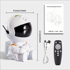 Star Projector Galaxy Night Light Astronaut Space Projector Starry Nebula Katto LED-lamppu makuuhuoneeseen Koti Koristeellinen lasten lahja hinta ja tiedot | Lastenhuoneen valaisimet | hobbyhall.fi