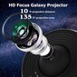 Galaxy projektori Night Light Star projektori valoprojektori makuuhuoneeseen 13 elokuvalevyt Planetarium projektori lapsille hinta ja tiedot | Lastenhuoneen valaisimet | hobbyhall.fi