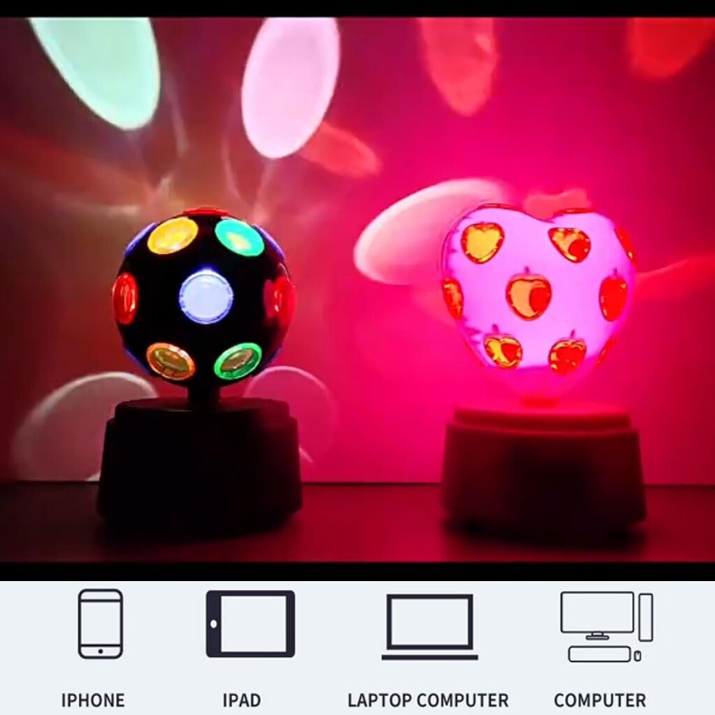 Kannettava Bluetooth-kaiutin Mini BT5.0 Langaton kaiutin juhlavalot Disco Strobe -lavavalo kotitanssijuhliin (musta) hinta ja tiedot | Kaiuttimet | hobbyhall.fi