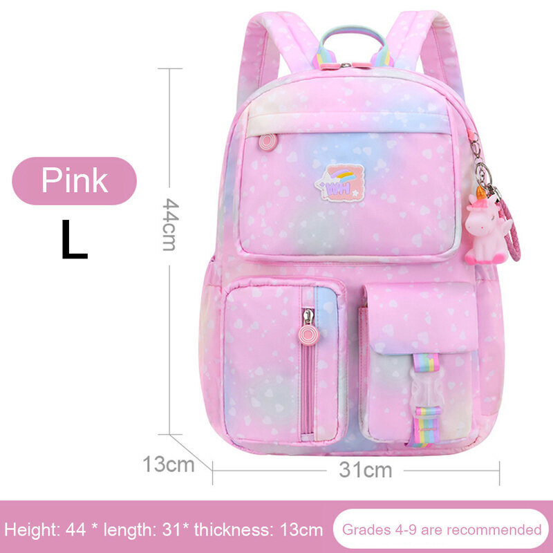 Vaaleanpunainen L-Japanilainen High School Girls Reppu Koululaukut Teinitytöille Useita taskuja Uusi Kawaii Reppu Naisten Mochilas Söpö Mochila hinta ja tiedot | Tietokonelaukut | hobbyhall.fi