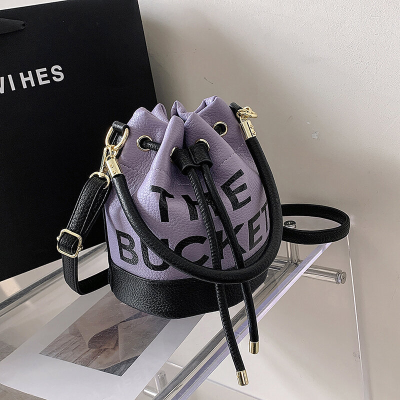 Z Lavender20 x 20 x 20 CM- Band Designer Bucket Käsilaukku ja Kukkaro Olkalaukku Crossbody Bag, Naiset 2024 Uusi pehmeä nahkainen muoti messenger bag hinta ja tiedot | Tietokonelaukut | hobbyhall.fi