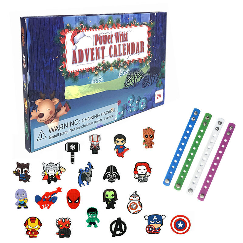 Joulun adventtikalenteri Avengers Blind Box Adventtikalenteri Lasten lahja hinta ja tiedot | Joulukoristeet | hobbyhall.fi