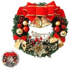 Joulukoristeet Creative Christmas Door Wreath Joulukoristeet Jouluseppele 30cm hinta ja tiedot | Joulukoristeet | hobbyhall.fi