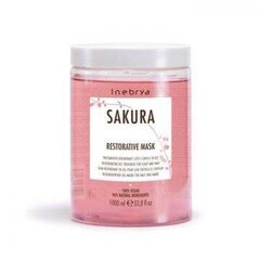 Hiusnaamio Inebrya Sakura 1000 ml hinta ja tiedot | Hiusnaamiot, öljyt ja seerumit | hobbyhall.fi