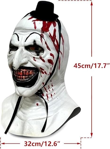 Lapset Loistavampi pukutaide Klovni Puku Naamio Tappaja Pelle Halloween Cosplay -asu pojille Tytöt hinta ja tiedot | Naamiaisasut | hobbyhall.fi