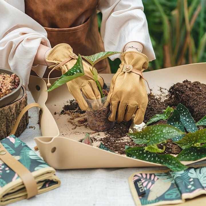 Nahkakasvien istutusmatto vedenpitävä istutuspuutarhanhoitomatto Kannettava sisäkäyttöinen mehevä istutusmatto (60x30cm, aprikoosi) hinta ja tiedot | Puutarhatyökalut | hobbyhall.fi