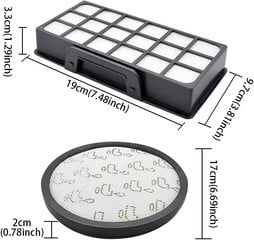 Vaihtosuodattimet Rowenta RO7611 RO7634 RO7623 pölynimuriin, 2 sarjaa hinta ja tiedot | Veden suodatinkannut ja suodattimet | hobbyhall.fi