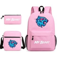 Mr Beast Lightning Cat -reppu Kolmiosainen digitaalinen tulostusreppu Opiskelijan koululaukku Olkalaukku hinta ja tiedot | Urheilukassit ja reput | hobbyhall.fi