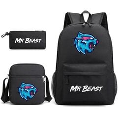 Mr Beast Lightning Cat -reppu Kolmiosainen digitaalinen tulostusreppu Opiskelijan koululaukku Olkalaukku hinta ja tiedot | Urheilukassit ja reput | hobbyhall.fi