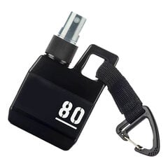 80 ml Mist Sprayer Sports Spray Bottle Mini Outdoor Pump Bottle Camping Kannettava Ruiskusäiliö koukulla Travel Blackille hinta ja tiedot | Vuorikiipeilyvarusteet | hobbyhall.fi