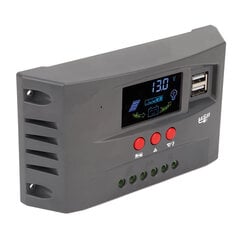 Aurinkoenergian latausohjain MPPT-seurantalataus 12V 24V automaattinen sovitus LCD aurinkopaneelisäädin, jossa on 2 DC USB 30A hinta ja tiedot | Vuorikiipeilyvarusteet | hobbyhall.fi