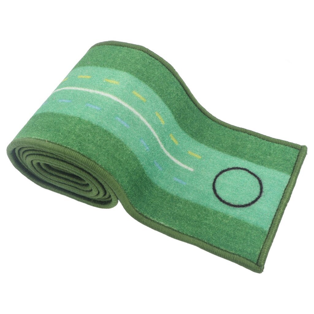 Golf Putting Green Mat Minigolf Harjoitusmatto Golf Harjoitusalusta Paranna tarkkuusnopeutta pallonpalauttimella hinta ja tiedot | Golf | hobbyhall.fi