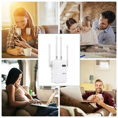 Langaton WiFi-toistin 1200Mbps reititin WiFi-alueen laajennin Internet-tehostin Langaton signaalin toistin hinta ja tiedot | Signaalinvahvistimet | hobbyhall.fi