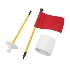 Golf Pin Flag Hole Cup setti Mini Putting Greenin lipputikku Yard Harjoitustarvikkeet Kannettavat 2-osaiset irrotettavat punainen hinta ja tiedot | Golf | hobbyhall.fi