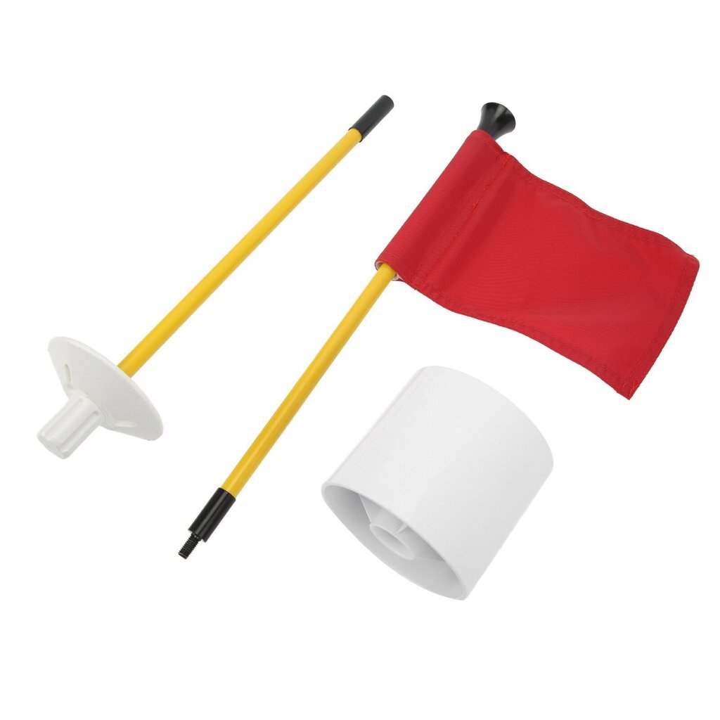 Golf Pin Flag Hole Cup setti Mini Putting Greenin lipputikku Yard Harjoitustarvikkeet Kannettavat 2-osaiset irrotettavat punainen hinta ja tiedot | Golf | hobbyhall.fi