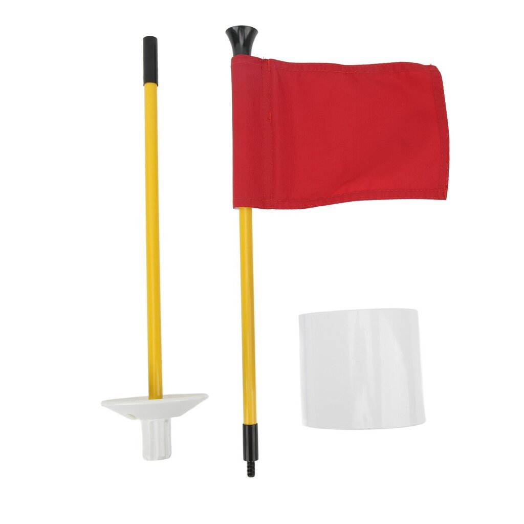 Golf Pin Flag Hole Cup setti Mini Putting Greenin lipputikku Yard Harjoitustarvikkeet Kannettavat 2-osaiset irrotettavat punainen hinta ja tiedot | Golf | hobbyhall.fi