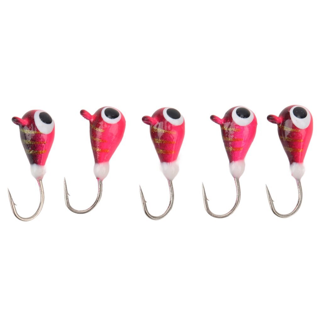 5 kpl Talvi pilkkiminen jigisarja bassoahvenelle Crappie Micro pilkkimiskoukut 4mm vieheille hinta ja tiedot | Ongenkoukut | hobbyhall.fi